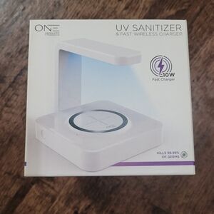 ONE UV Sanitizer & Wireless Charger - White